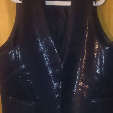 MUŠKI PRSLUK LAJBEK SVEČANI ŠPIC KONOBAR MAĐIONIČAR STRIPER SEXY