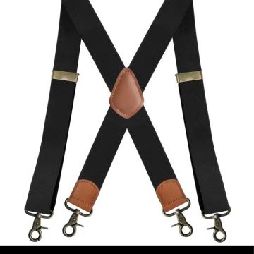 TREGERI-Vintage tregeri za muškarce, širine 3,5 cm, x-crne, 4 brončane