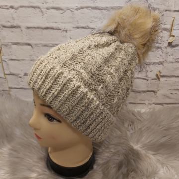 Bež kapa sa coflekom