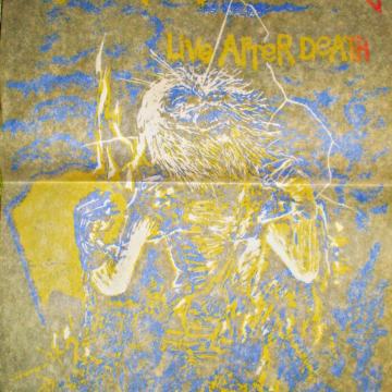 IRON MAIDEN Vintage Preslikač za majicu neupotrebljen original iz 1985