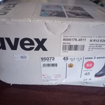 Zastitne cipele/cizme UVEX vel. 45 NOVE razina S3