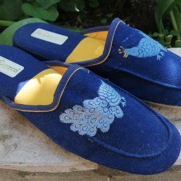 Vintage šlape/papuče na pauna