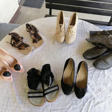 Obuća u kompletu, ima novoga, nikada nošenog, marka s.Oliver i razno!