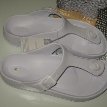 ANATOMSKE BIJELE PAPUČE - JAPANKE  BR. 36/37 NOVO