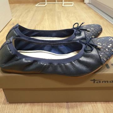 TAMARIS tamnoplave balerinke kao nove