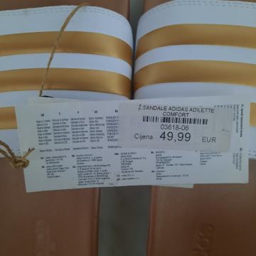 Zenske papuce adidas adilette NOVO, vel.40.5