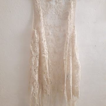 Boho ljetni prsluk izvezeno resice xs