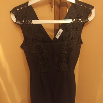 NOVO ŽENSKI KOMBINEZON 36 38 40 S M L CRNI KRATKI KRATKE HLAČICE ČIPKA