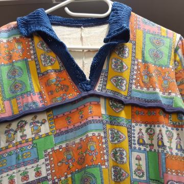 Kućna ženska haljina flanel XL