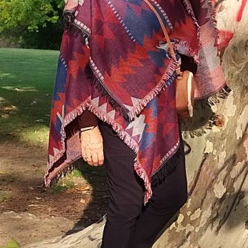 Pončo,lijepe boje za prigodan i za punije osobe