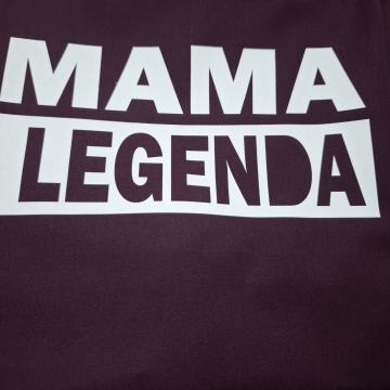 Pregača sa šaljivim natpisom 100 Bordo