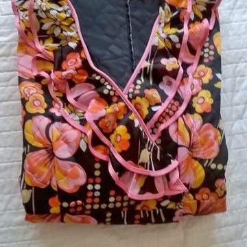 ŠARENI RETRO KUĆNI OGRTAČ - VEL.42