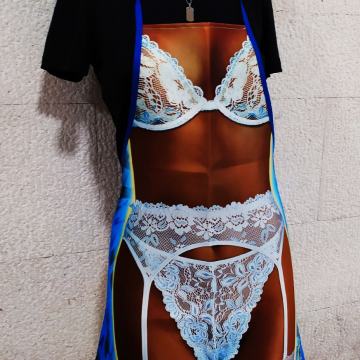 Šaljiva sexy ženska pregača 11 ČIPKASTA