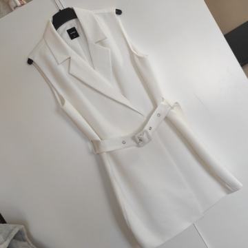 Sinsay bijeli prsluk sako vel. M - NOVO