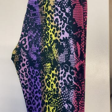 Tajice S - animal print