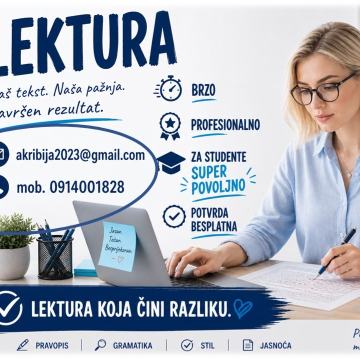 Lektura završnih i diplomskih radova – brzo, stručno i povoljno!