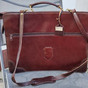 Kožna poslovna torba - torba za spise - aktovka - NOVO