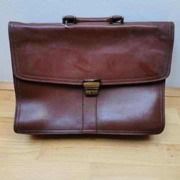 Kožna vintage torba - aktovka