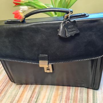 Muška elegantna kožna torba sa šifrom, potpuno nova