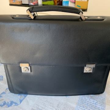 Picard Aberdeen Poslovna torba full crna koža - NOVA