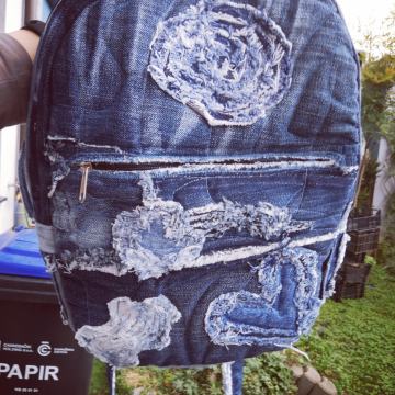 - torba/ruksak od trapera, originalni ručni rad, nov nekorišten