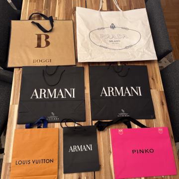 Soping Torba LV BOGGI PINKO PRADA ARMANI 7kom LOT