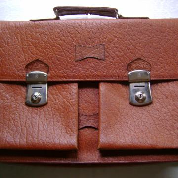 Vintage kožna aktovka iz 70-ih