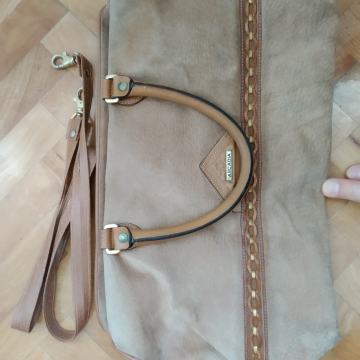 Vintage retro ženska kožna torba očuvana