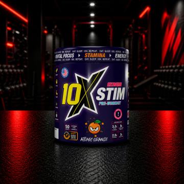 NOVO!!! 10X STIM Pre Workout 600 g - Peak ATP!