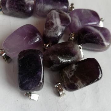 AMETIST privjesak i ogrlica