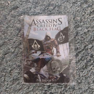 ASSASSIN'S CREED IV BLACK FLAG PIN BADGE SET UBISOFT © 2013 RDP UK, W1