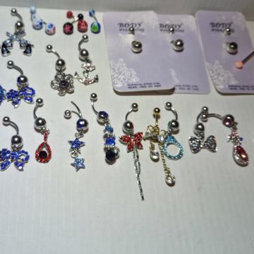 Lot nakit za piercing pupka i tijela