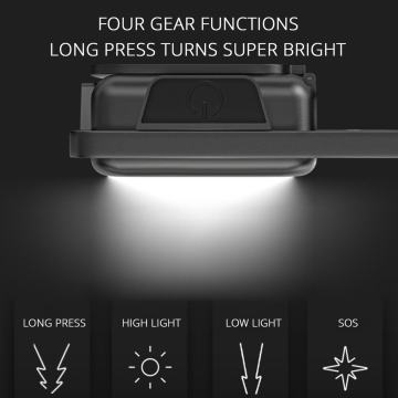 Mini LED COB punjiva USB svjetiljka privjesak za ključeve