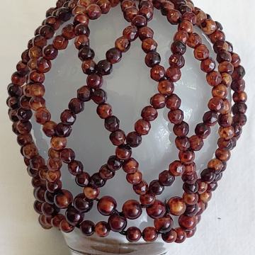 MREŽICA - nakit od smeđih struka. Mob