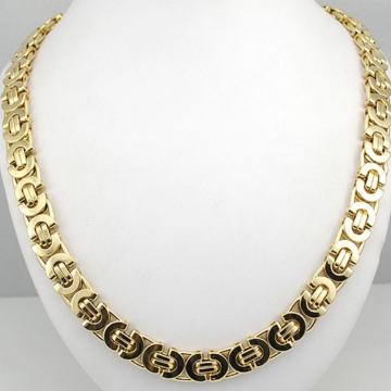 Muška plosnata ogrlica 8mm - cm