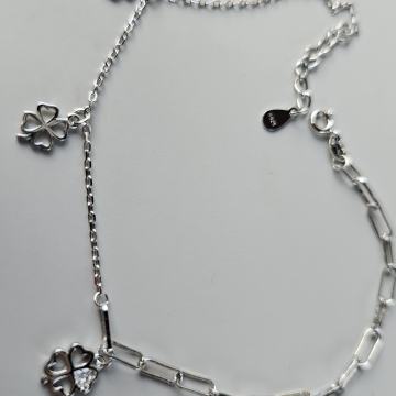 Nanožnica srebena djetelina, nanogica za gležan,