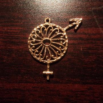 Privjesak, unikat, muško-ženski simbol