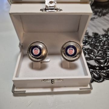 Srebrne unikatne manžete, ručni rad ;)