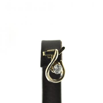 SREBRNI PRIVJESAK SA CIRKONOM 1,23g .925, R1, RATE, POVOLJNO!