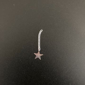 SREBRNI PRIVJESAK ZVIJEZDA 0,56g .925, R1, RATE, POVOLJNO!