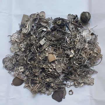 SREBRO 925 FILIGRAN 225 GRAMA LOMA 1,80eur=400 EUR