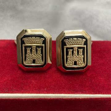 ZLATNE MANŽETE GRB GRADA ZAGREBA, 13.55G/ R1, RATE!