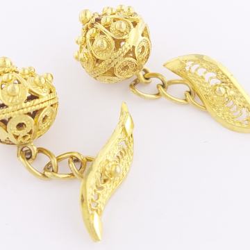 ZLATNE MANŽETE ŠIBENSKI BOTUNI 14K (585) 6,05 grama NOVO • GOLD SHOP •