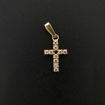 ZLATNI PRIVJESAK KRIŽ 14K .585 1,7G  ***DO 36 RATA*** POVOLJNO, R1!