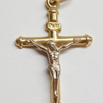 ZLATNI KRIŽ, PRIVJESAK, ZLATO *585 (14 karata)