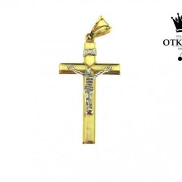 ZLATNI PRIVJESAK KRIŽ 2.71G (14K) / R1, RATE !!