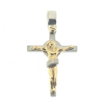 ZLATNI PRIVJESAK KRIŽ RASPELO 14K (585) 3,07 grama NOVO • GOLD SHOP •