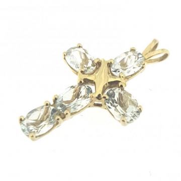 ZLATNI PRIVJESAK KRIŽIĆ 14K (585) 1,46 grama NOVO • GOLD SHOP •