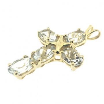 ZLATNI PRIVJESAK KRIŽIĆ 14K (585) 1,51 grama NOVO • GOLD SHOP •