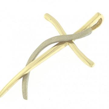 ZLATNI PRIVJESAK KRIŽIĆ 14K (585) 1,71 grama NOVO • GOLD SHOP •